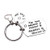 LParkin The Love Between a Mother and Daughter is Forever Keychain Stainless Steel  Keychain