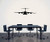 Lockheed C-17 Globemaster Airplane Silhouette Vinyl Home Decor Wall Decal Sticker