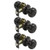 Probrico Privacy Bed and Bath Handle Leverset Oil Rubbed Bronze Door Knobs Keyless Handle Lockset 3 Pack