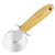 Honbay 1PCS Stainless Steel Pizza Cutter Wheel Pizza Cutter Pizza Slicer with Wooden Non Slip Handle For Pizza Pies Waffles and Dough Cookies