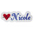 Medical Heart Name Personalized Patch your choice of sew on or iron on patch