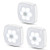 Motion Sensor Stick On Light Wireless Battery Powered LED Night Lights Stick-Anywhere  Closet Light  Wall Light for Bedroom  Bathroom  Kitchen  Hallway  Stairs  Energy Efficient  3-Pack