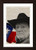 Willie Nelson with Texan Flag Ready To Frame Mounted Matted Dictionary Page print