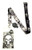 Marvel Comics THE PUNISHER LANYARD ID Holder Keychain w  Rubber Charm