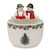Spode Christmas Tree Mr. & Mrs. Snowman Candy Bowl