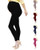 Viosi Maternity Leggings Over The Belly Soft Stretch Pregnancy Yoga Pants 14 Colors Plus - Petite Black
