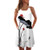 Shakumy Women Summer Sleeveless Boho Vintage Print Short Mini Dress Casual Loose Beach Sundress Tunic Tops T Shirts Dress