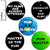 Puns 5 Pack Buttons For Backpacks 1 Inch P15-5