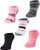 Spalding Women s No Show Athletic Socks  5 Pack   Size Shoe Size  4-10.5  Black Neon