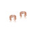 Rose Gold Flashed Sterling Silver Polished Filigree Swirl Clip On Ear Cuff