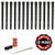 Karma Super Lite black Midsize - 13 pc Golf Grip Kit (with Tape, Solvent, Vise Clamp)