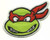 Teenage Mutant Ninja Turtles RAPHAEL Iron On Sew On Patch