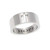 Joyful Sentiments Religious Jewelry Stainless Steel Faith Hope Love Ring