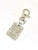 Serenity Prayer Charm  Recovery Serenity Prayer  Bag Charm  Serenity Courage Wisdom Charm  Serenity Prayer Gift  Bag Tag Clip Charm