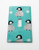 Penguins Fabric Covered Single Light Switch cover Switch Plate Kid s Bedroom Nursery Decor Baby Shower Gift Home Decor Lighting Wall Art