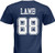 Hall of Fame Sports Memorabilia NWT New Lamb  88 Dallas Blue Custom Screen Printed Football T-Shirt Jersey No Brands Logos Men s  Medium