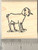Small Nubian Goat Rubber Stamp - Wood Mounted