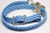wither strap horse tack light blue
