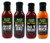 Quaker Steak and Lube Wing Sauce Variety Pack - Top 4 Selling Wing Sauces - Arizona Ranch  Buckeye BBQ  Thai R Cracker and Louisiana Lickers