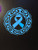 Light Blue Awareness Ribbon Celtic Knot Window Decal  Cushing Syndrome  DiGeorge  Graves Disease  Prostate cancer  trisomy 18  behcets