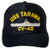 United States Navy USS Tarawa CV-40 Aircraft Carrier Ship Emblem Patch Hat Navy Blue Baseball Cap