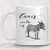 Cancer Can Kiss My Ass  Donkey Support Cancer Survivor Mug  11 oz.