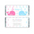 Nautical Whale Gender Reveal Personalized Hershey Candy Bar Wrappers for Chocolate Party Favors  Baby Shower Candy Labels  Pack of 20