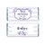 Blue Floral Personalized Hershey Candy Bar Wrappers for Chocolate Party Favors  Bridal Shower  Baby Shower Labels  Pack of 20