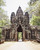 Angkor Wat travel decor Victory Gate ruins Siem Reap photography 8x10 inch Print