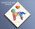 Goldendoodle Diamond Shaped Mounted Dog Art Print by Dan Morris