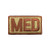 US Air Force MED Medical OCP Spice Brown Brassard Patch with Hook Fastener