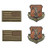 US Air Force Air National Guard OCP Spice Brown Patch and Flag Bundle