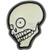 Maxpedition Glow-in-the-Dark Look Skull Morale Patch