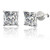 .925 Sterling Silver Hypoallergenic Cubic Zirconia Princess-Cut Stud Earrings  5mm .925 Sterling Silver Hypoallergenic Cubic Zirconia Princess-Cut Stud Earrings  5mm