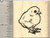 Spring Chick Rubber Stamp - Wood Mounted