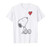 Peanuts Valentine Peanuts Snoopy Heart T-shirt