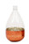 Creative Co-op Glass Balloon Vase with Antique Copper Accent