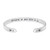 Joycuff Stainless Steel Jewelry Inspirational Gift for Her Engraved Believe in You Like I Do Cuff Bracelet