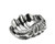 Arthur Court Designs Aluminum Clam Shell Bowl 7"