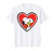 Peanuts Valentine Snoopy Heart Patch T-shirt