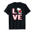 Peanuts Valentine Snoopy Love T-shirt