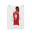 Alexandre Lacazette Print Arsenal Soccer Poster