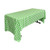 LA Linen Polyester Gingham Checkered Rectangular Tablecloth, 60" x 144", White/Lime