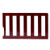 Dream On Me Universal Convertible Crib Toddler Guard Rail, Espresso