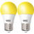 Sunco Lighting A15 LED Bulb Yellow Bug Light  8W  Dimmable  Bug Repellent Bug Free  2000K Amber Glow  Ideal for Outdoor Patio  Deck  Backyard  Porch  String Lights - 2 Pack