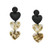 Contemporary Earring in Polymer Clay Resin Resin Earrings Lightweight Earrings Earrings