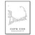 Cape Cod Map Wall Art Poster Print Massachusetts USA City Map Street 8x10 Black  and  White