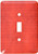 3dRose LSP_66018_1 Red Decorated Circle Pattern Single Toggle Switch