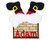 Santa Down the Chimney Personalized Patch in your choice of sew on or iron on patch
