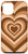 iPhone 12 12 Pro Love Heart Coffee Latte Brown Pattern Valentines Phone Case